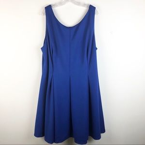 Jay Godfrey Sleeveless Pleated Fit Flare Dress
